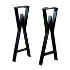 Pied de table robuste type W pour articles de maison