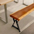 Pied de table robuste type W pour articles de maison