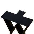 Pied de table robuste type W pour articles de maison