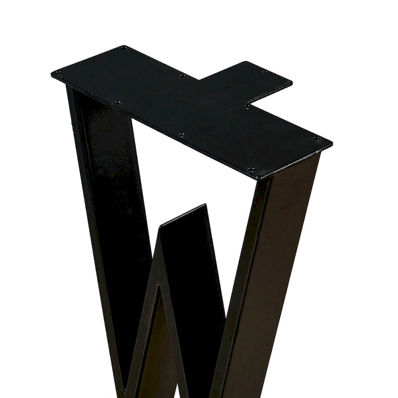 Pied de table robuste type W pour articles de maison