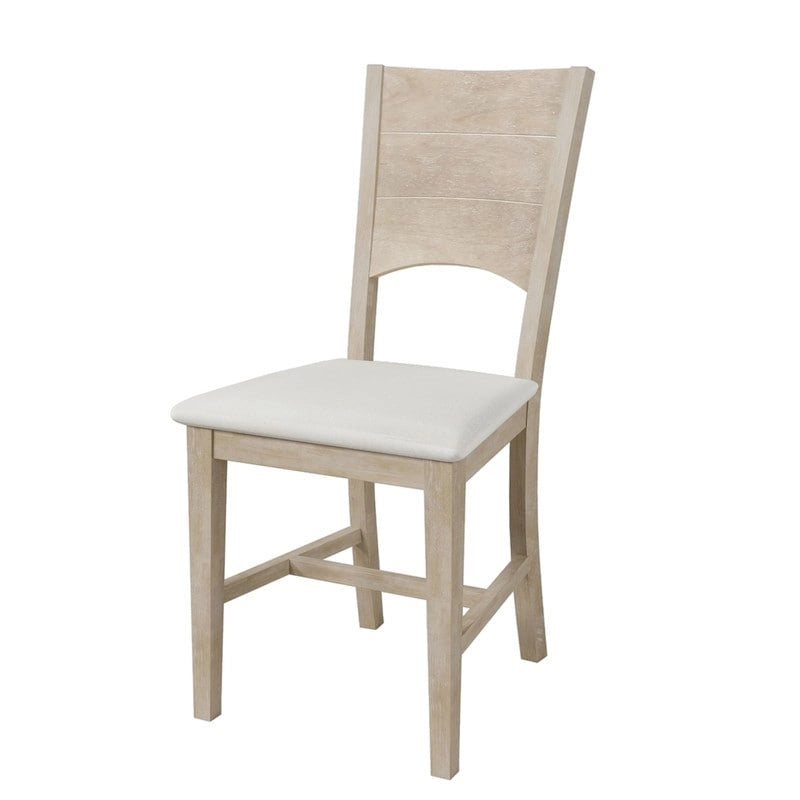 Ensemble de salle à manger demi-ronde en bois 6 pièces avec banc long et 4 chaises, style moderne