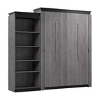 Orion Queen Murphy Bed with Shelves (97W) by Bestar