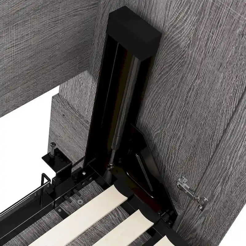 Lit escamotable Orion Queen avec étagères (97 po) par Bestar