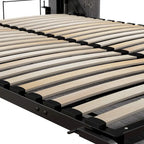 Lit escamotable Orion Queen avec étagères (97 po) par Bestar