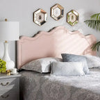 Tête de lit contemporaine en tissu