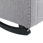 Fauteuil à bascule à oreilles capitonné en tissu Dobles de Christopher Knight Home