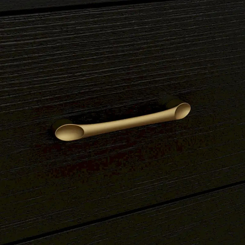 Commode polyvalente à 9 tiroirs - Noir et or élégants, coffre de qualité supérieure