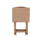 Ensemble de table et plateau en bois flotté d'acacia