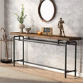 70.9 Inches Console Sofa Table for Living Room, Wood Entryway Table