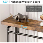 Table console de 70,9 pouces pour salon, table d'entrée en bois