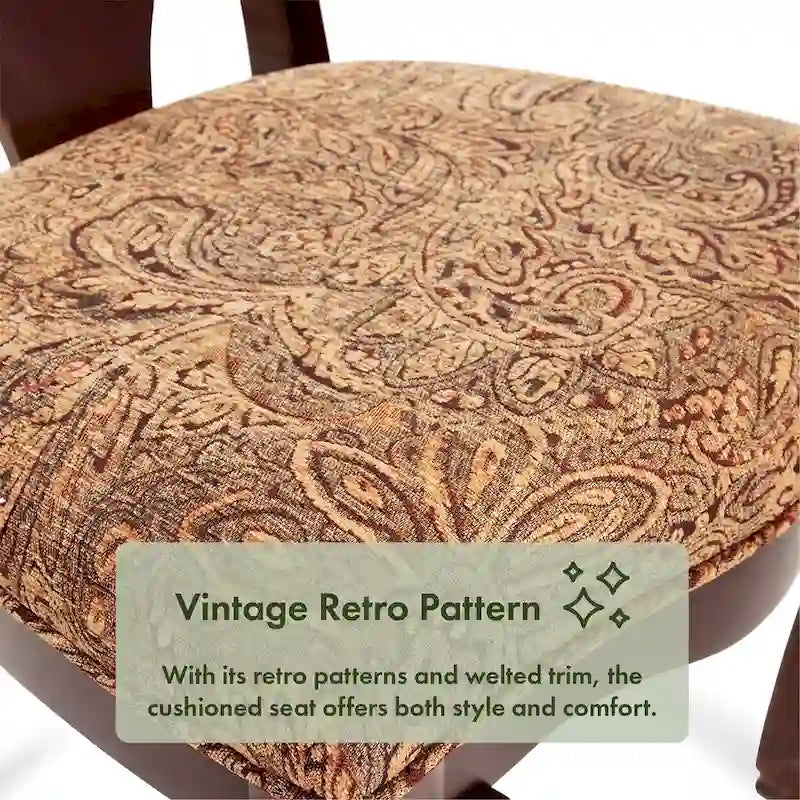 Chaises de salle à manger traditionnelles en bois Carpia (ensemble de 2) par Furniture of America