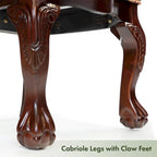 Chaises de salle à manger traditionnelles en bois Carpia (ensemble de 2) par Furniture of America