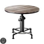 Table haute de comptoir contemporaine noire Cess de Furniture of America, 45 pouces