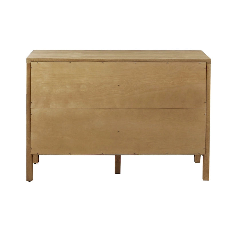 Armoire de rangement géométrique à 2 portes Madison Park Paige avec étagères réglables