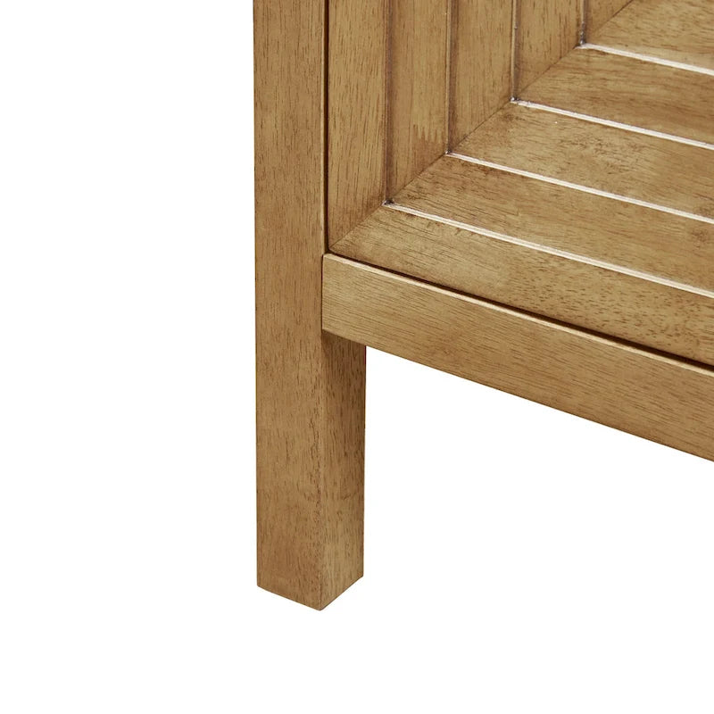 Armoire de rangement géométrique à 2 portes Madison Park Paige avec étagères réglables