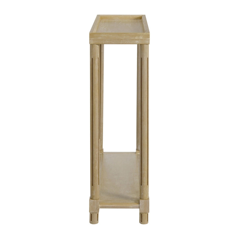 Tables d'appoint étroites Harrison de New Ridge Home Goods, lot de 2, chêne vieilli