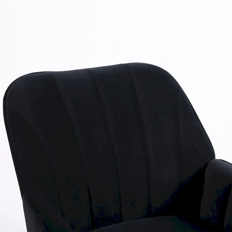 Fauteuil moderne style milieu du siècle en velours sherpa