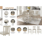 Ensemble de salle à manger CraftPorch 5 pièces à hauteur de comptoir