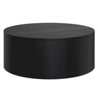 Table basse ronde contemporaine WYNDENHALL Hillmount en bois de manguier massif, 91 cm de diamètre, entièrement assemblée - 91 cm de profondeur x 91 cm de largeur x 36 cm de hauteur