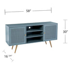 Meuble TV SEI Furniture Ainsworth de style transitionnel pour téléviseurs jusqu'à 56 pouces