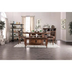 Table haute de comptoir rustique Rainier de 75 pouces en noyer de Furniture of America