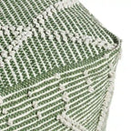 Pouf en laine Brinket Boho Cube de Christopher Knight Home