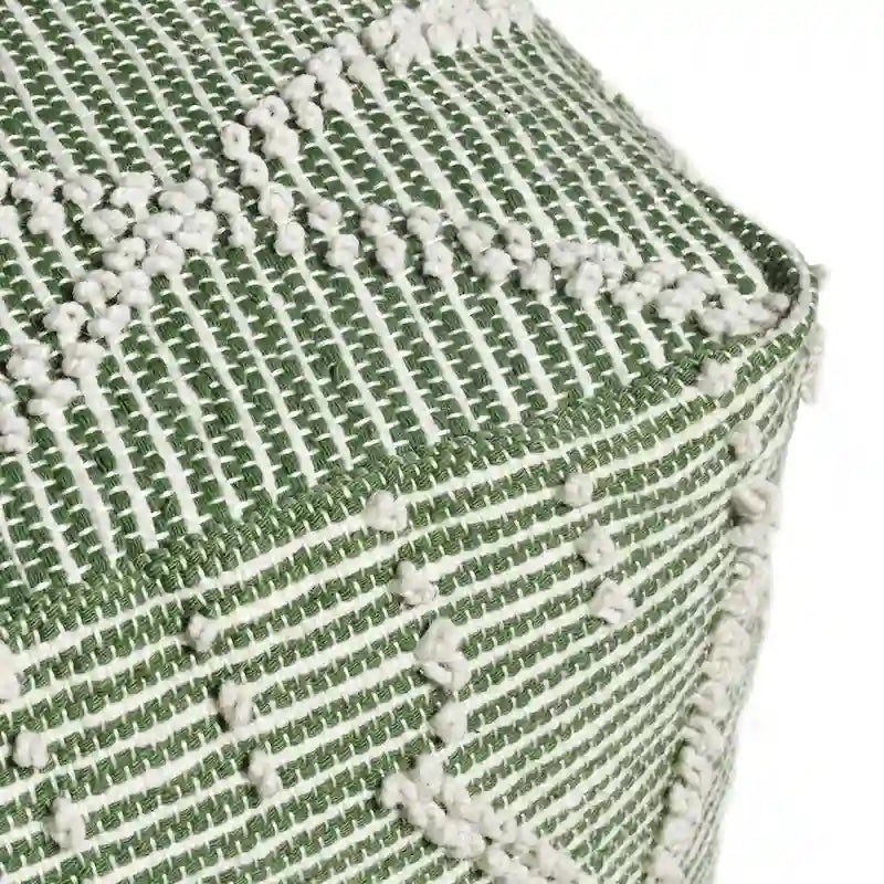 Pouf en laine Brinket Boho Cube de Christopher Knight Home