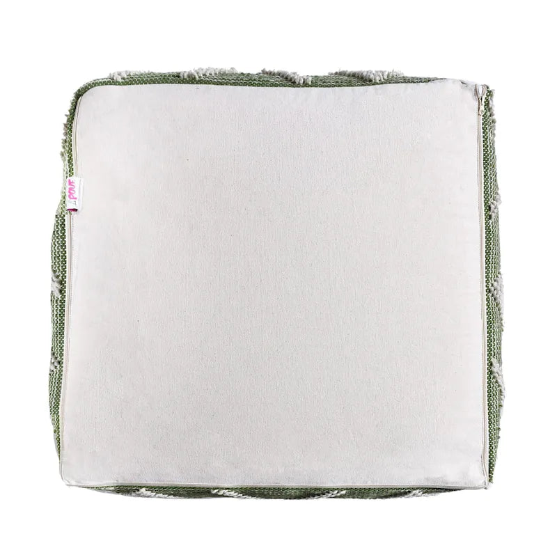 Pouf en laine Brinket Boho Cube de Christopher Knight Home