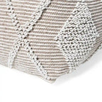 Pouf en laine Brinket Boho Cube de Christopher Knight Home