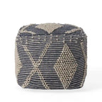 Pouf en laine Brinket Boho Cube de Christopher Knight Home