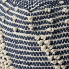 Pouf en laine Brinket Boho Cube de Christopher Knight Home