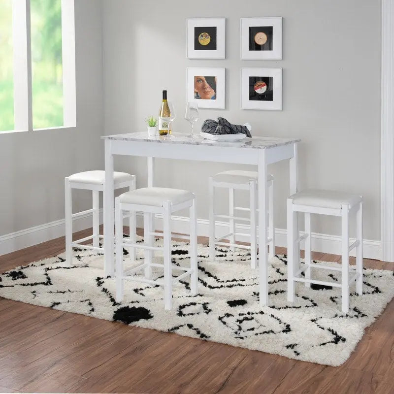 Ensemble de salle à manger de taverne Speakeasy 5 pièces