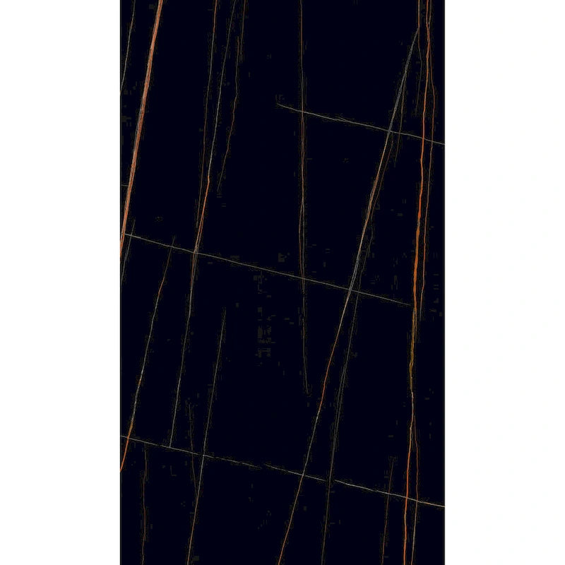 Table de salle à manger rectangulaire moderne en pierre frittée de 71 pouces