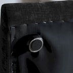 Canapé d'angle modulaire en chenille 104 cm, style moderne, semi-ferme, avec pouf