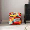 Pouf 23 Luxe Surdimensionné Broderie Pouf Cube Ottoman