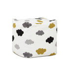 Pouf 23 Luxe Surdimensionné Broderie Pouf Cube Ottoman