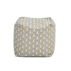 Pouf 23 Luxe Surdimensionné Broderie Pouf Cube Ottoman