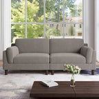 Canapé 2 places en velours côtelé de 90,2 cm de large.