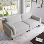 Canapé 2 places en velours côtelé de 90,2 cm de large.