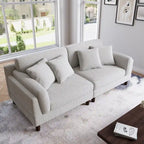 Canapé 2 places en velours côtelé de 90,2 cm de large.