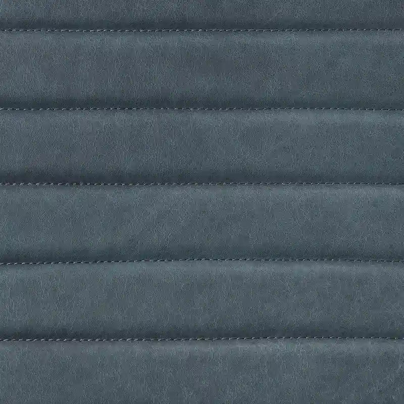 Fauteuil rétro Art Leon en cuir sans accoudoirs