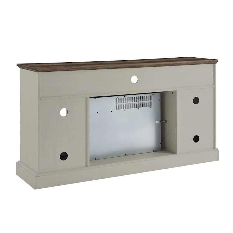 Foyer électrique de 60 pouces avec capteur de porte