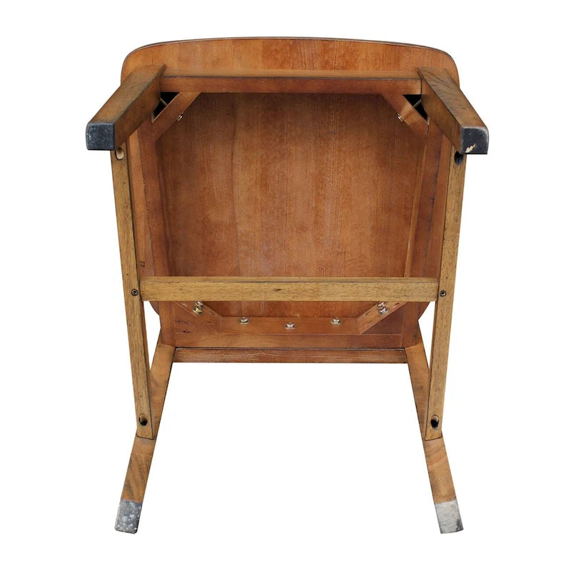 Chaises de salle à manger Mission en bois massif, lot de 2