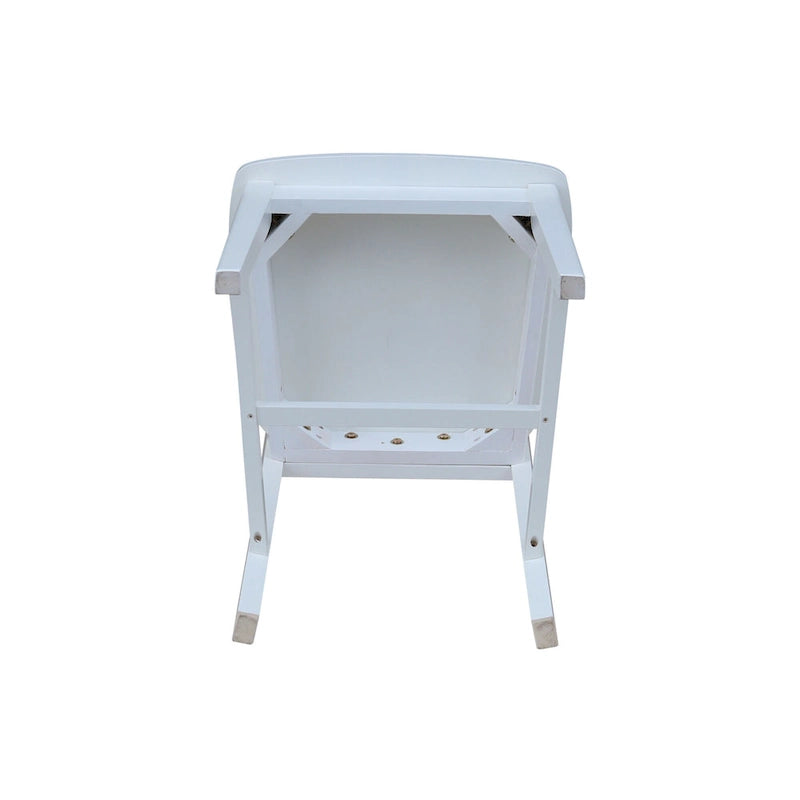 Chaises de salle à manger Mission en bois massif, lot de 2