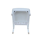 Chaises de salle à manger Mission en bois massif, lot de 2