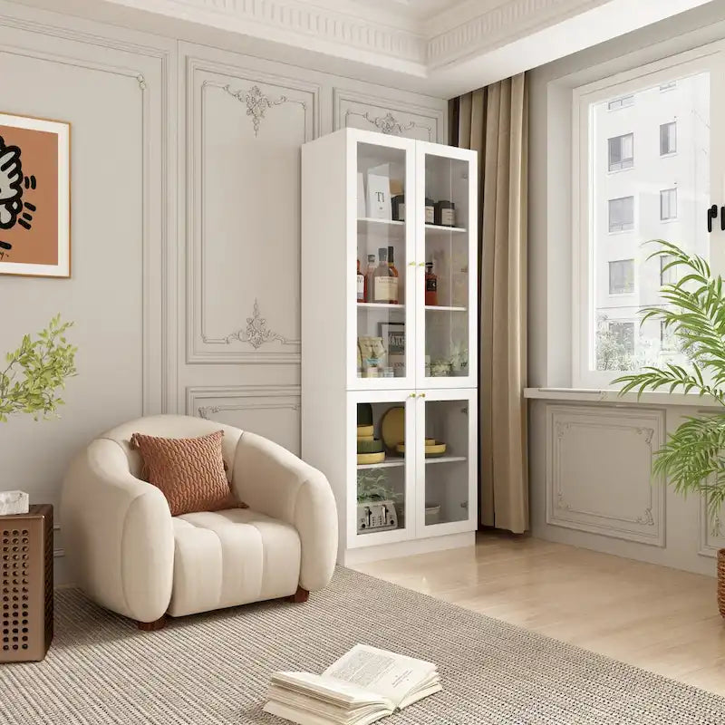 Armoire de rangement de cuisine, buffet utilitaire, placard modulaire de garde-manger