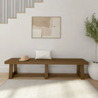 Banc de salle à manger classique en bois massif Plank and Beam - 86