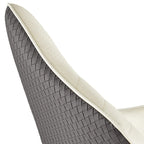 Chaises de salle à manger rembourrées en similicuir, lot de 4 - 46 cm (L) x 54 cm (l) x 93 cm (H)