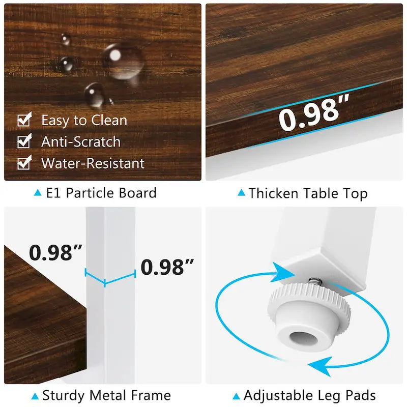 Table console extra longue de 70,9 pouces, table d'appoint étroite avec étagères de rangement en bois à 3 niveaux