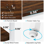 Table console extra longue de 70,9 pouces, table d'appoint étroite avec étagères de rangement en bois à 3 niveaux